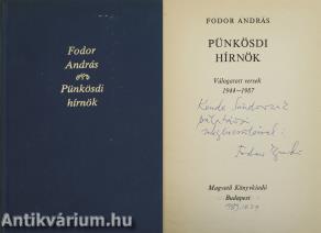 Pünkösdi hírnök (Kende Sándor írónak dedikált példány)