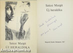 Új heraldika (Kende Sándor írónak dedikált példány) (Nagy László rézkarcaival)
