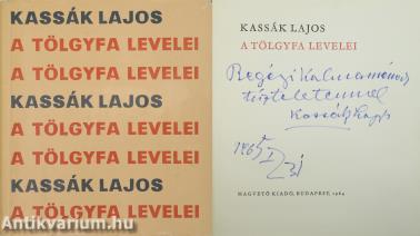 A tölgyfa levelei (dedikált példány) (A védőborítót, a kötéstervet és az avantgárd illusztrációkat Kassák Lajos készítette) (A kötetből hiányzik a hanglemez-melléklet)