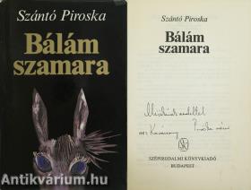 Bálám szamara (dedikált példány)