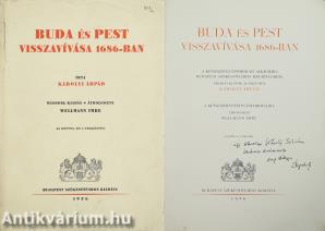 Buda és Pest visszavívása 1686-ban (dedikált példány)