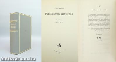 Párhuzamos életrajzok (számozott, bőrkötéses, bibliofil példány)