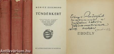 Erdély I-III. (Erényi Andrásnak, az Athenaeum Rt. cégvezetőjének szóló dedikációval.)