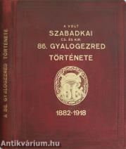 A volt szabadkai cs. és kir. 86. gyalogezred története 1882-1918