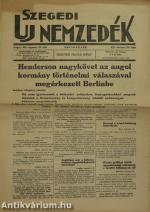 Szegedi Uj Nemzedék 1939. augusztus 29.