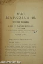 1848. márczius 15. - Ünnepi beszéd