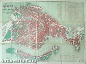 Pianta di Venezia (Lithográfia!)