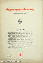 Magyarságtudomány 1936. február (A címlapterv és a szignett Buday György munkája.)