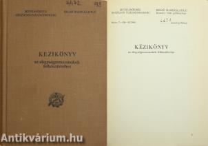 Kézikönyv az alegységparancsnokok felkészüléséhez