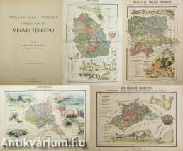 A magyar szent korona országainak megyei térképei