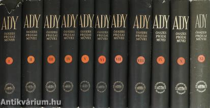 Ady Endre összes prózai művei I-XI. (Teljes sorozat)