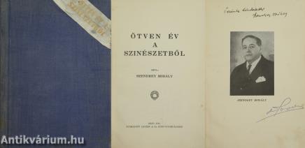 Ötven év a szinészetből (dedikált példány)