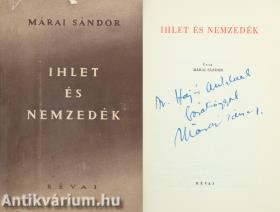 Ihlet és nemzedék (dedikált példány)