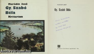 Gy. Szabó Béla (Gy. Szabó Béla festőművész által dedikált példány)