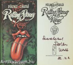 Rolling Stones könyv (dedikált példány)