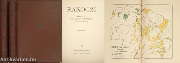 Rákóczi emlékkönyv I-II.