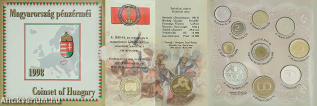 Magyarország pénzérméi 1998 (11 db érme)