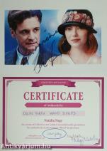 Colin Firth Oscar- és Golden Globe-díjas angol színész által aláírt fotó