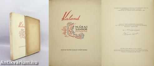 Kaland (aláírt, számozott, védődobozos példány) (Hincz Gyula rajzaival.)