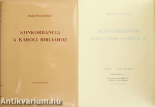Konkordancia a Károli Bibliához (számozott példány)