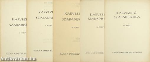 Karvezetői szabadiskola I-V. füzet