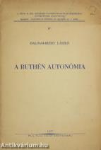 A ruthén autonómia (Tiltólistás kötet)