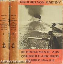 Bilddokumente aus Österreich-Ungarns Seekrieg 1914-1918 I-II. (8 térképmelléklet és a hozzá tartozó 3 oleáta hiányzik a kötetekből)