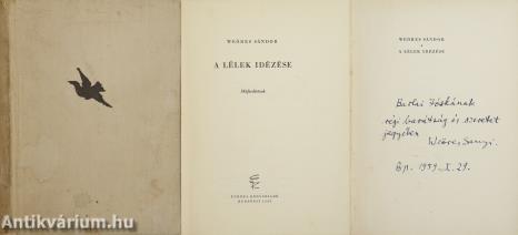 A lélek idézése (Weöres Sándor által dedikált példány)