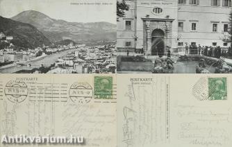 Dr. Verzár Ödön, Tenk Sándor és Tóthfalusi József által aláírt 2 db képeslap