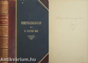 Nemzetgazdaságtan (dedikált példány)