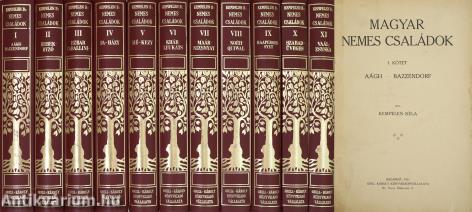 Magyar nemes családok I-XI. (Teljes kötetsor!)