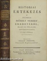 Historiai értekezés