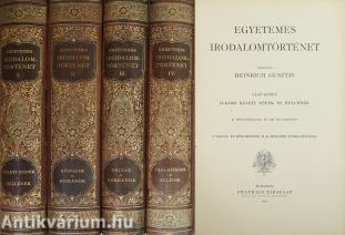 Egyetemes irodalomtörténet I-IV.