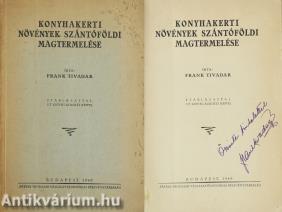 Konyhakerti növények szántóföldi magtermelése (dedikált példány)