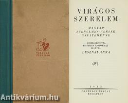 Virágos szerelem (A könyvkötés Kner Erzsébet munkája.)