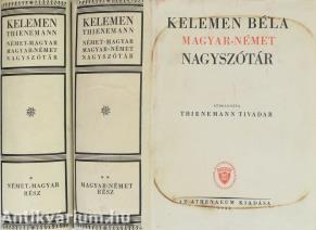 Német-magyar és magyar-német nagyszótár I-II.