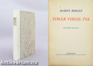 Timár Virgil fia (bibliofil példány)