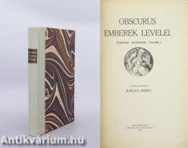 Obscurus emberek levelei (bibliofil példány)