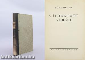 Füst Milán válogatott versei (bibliofil példány)