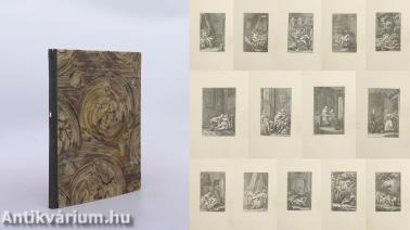 Antoine Borel (1743-1810) erotikus rézmetszeteinek egyedi gyűjteménye cca. 1780 körül (14 db)