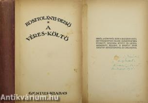 A véres költő (dedikált példány)