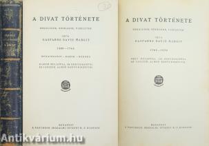 A divat története I-II. (Az első kötetből egy műmelléklet hiányzik.)