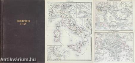 Historischer Atlas (20 színes, kétoldalas, feliratos térképtáblával.)