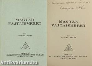 Magyar fajtaismeret (dedikált példány)