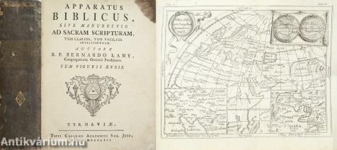 Apparatus Biblicus, sive manuductio ad Sacram Scripturam, tum clarius, tum facilius intelligendam (1 metszet hiányzik)