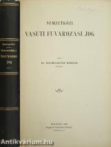 Nemzetközi vasuti fuvarozási jog