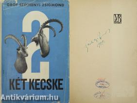 Két kecske (aláírt példány) (Borítóterv: Repcze János)