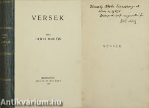 Versek (dedikált példány)
