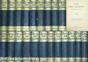 Révai nagy lexikona 1-21. (Cholnoky Jenő könyvtárából)