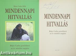 Mindennapi hitvallás (dedikált példány)